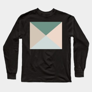 Polite Geometrical Shapes Long Sleeve T-Shirt